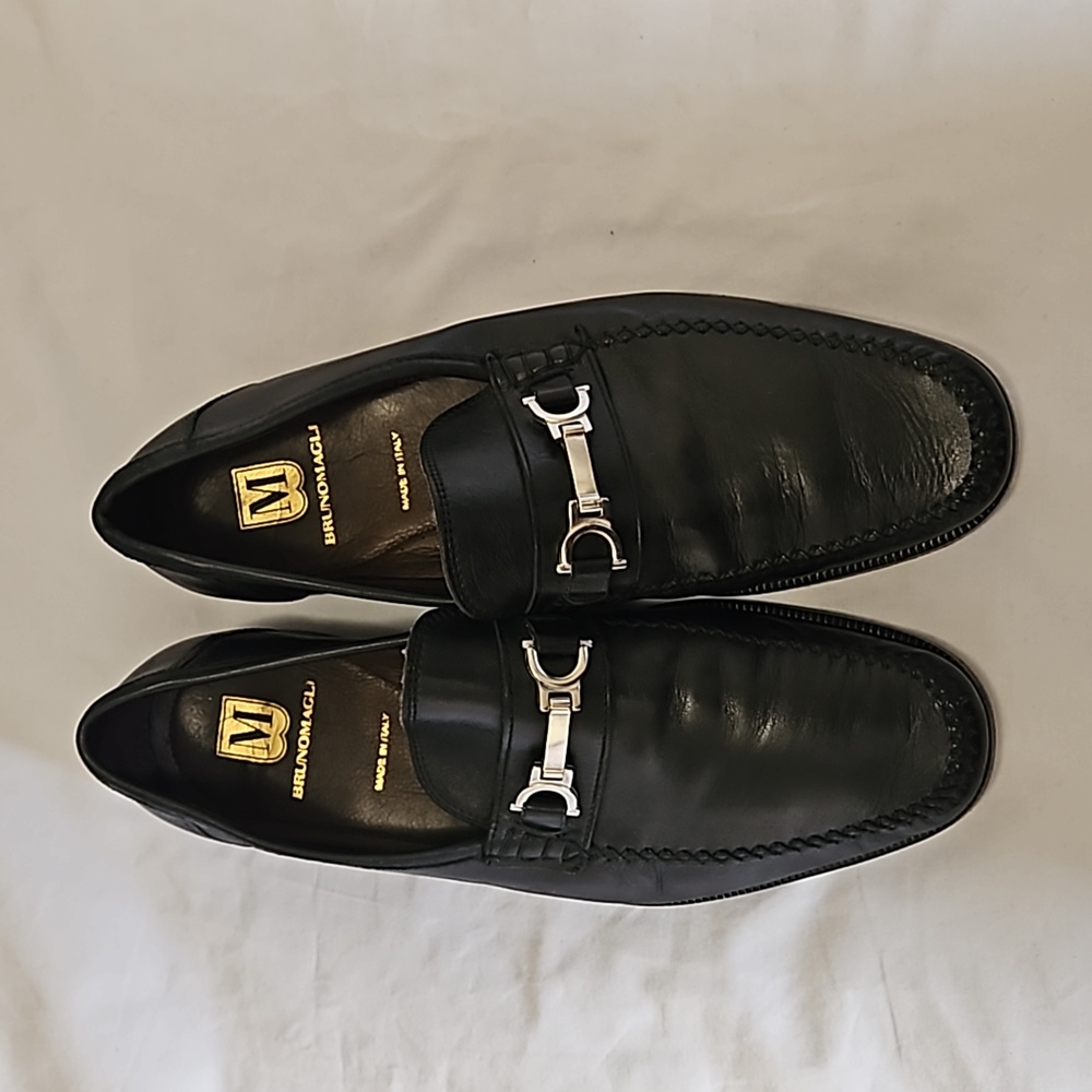 Bruno Magli loafers.